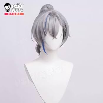 Amazon.co.jp: 即納 崩壊：スターレイル 銀狼 コスプレウィッグ+